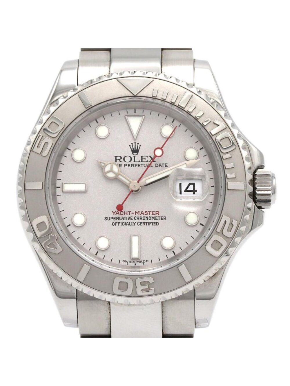 Rolex Yacht Master Rolesium Stainless Steel Platinum Automatic